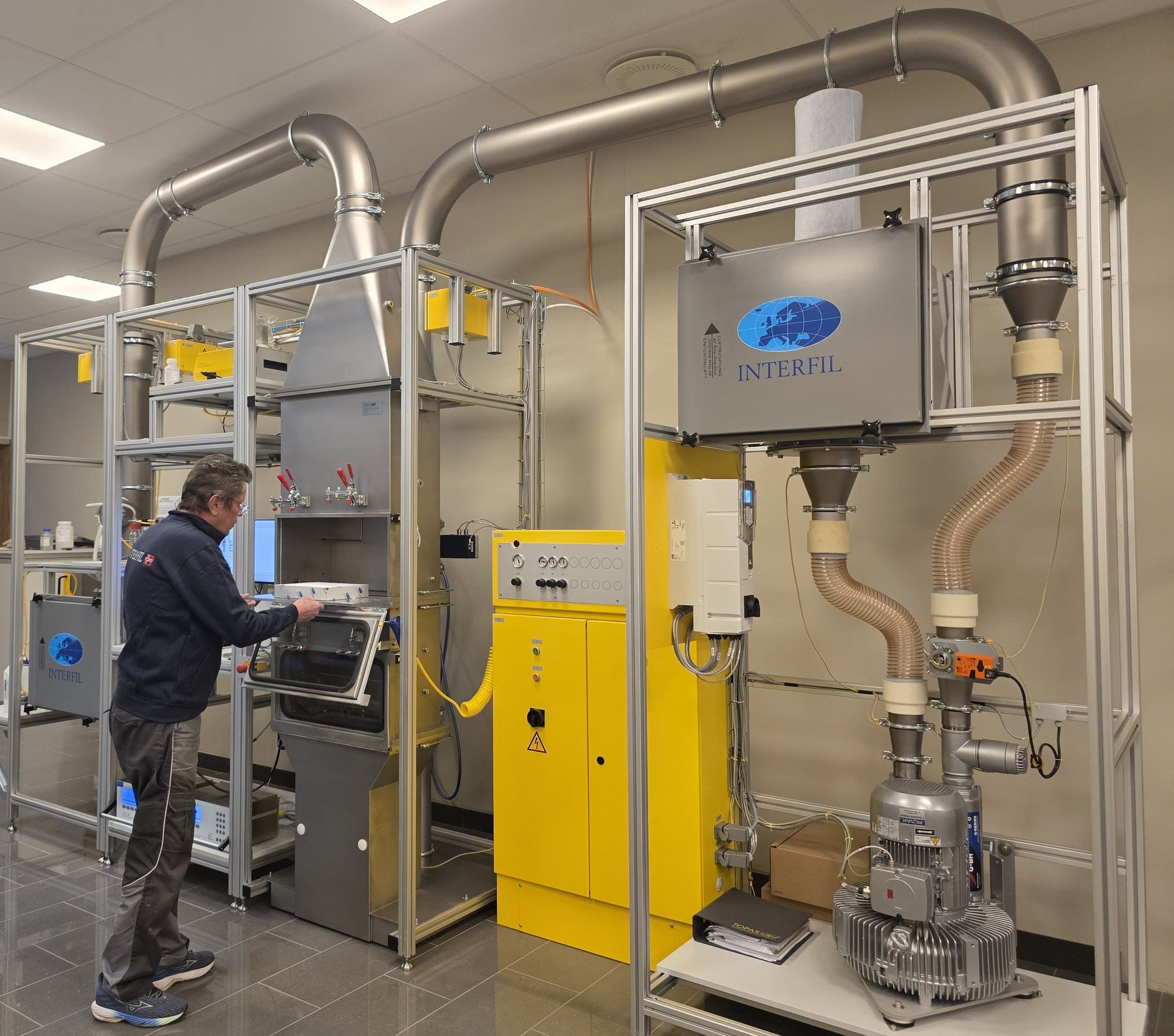Våre ventilasjonsfilter testes nå i en helt ny testlab – en av Europas mest avanserte